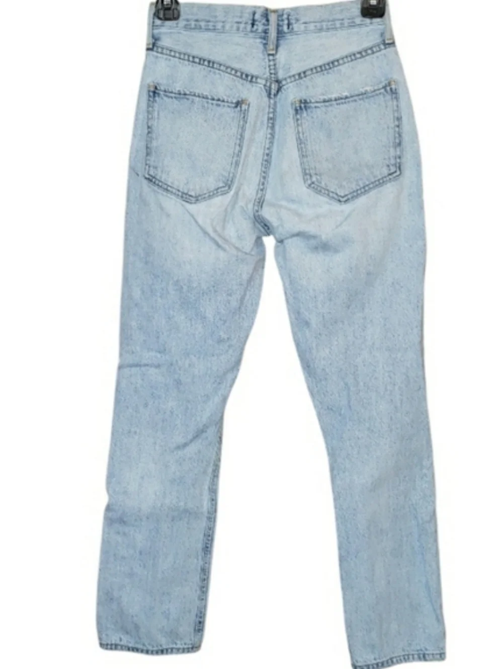 Agolde Riley High Rise Straight Crop Jeans In Shatter - Picture 4 of 8